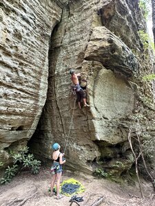 Lured in by the beautiful hand jams, sent running home with my tail between my legs with the trickier sequence higher up.