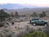 The approach road (From Olivas Ranch) ends in a turnaround with a nice camping spot.