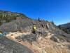 Note that this is the third climb from the left on the right most section of the upper tier - where the person in blue/green is climbing