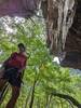 Chris Coles belaying Daniel Vaughn on Horny Goatweed.