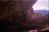 Film photo of an unknown climber on monkey bar direct