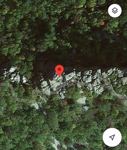Best guess on google maps of the prickly pear boulder's location