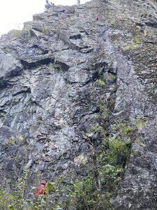 FA in 2020 prior to the addition of a few bolts and the subtraction of a few hundred pounds of rock and moss.