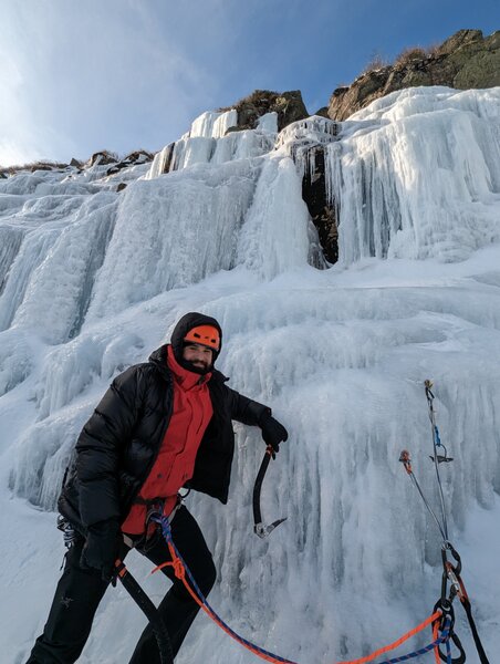 Nice fat flows in Tuckerman Ravine