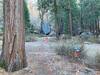 Look for the huge gravel pathway behind the cabins of curry but in front of the boulders.  Look for this fire hydrant and then aim for the big boulder pictured.  Walk around it to the right and head up.  If you are bushwhacking at all, try again.