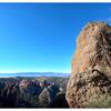 The Sponge in all its glory. Climbers on top for scale.