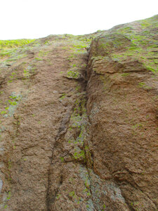 Pitch 3. This pitch starts off the ledge at the base of Euro Wall.