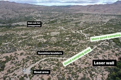 Laser wall looking northeast