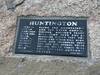 Plague honoring Henry Edwards Huntington beside Huntington Drive which winds up the southeastern flank of Mt. Rubidoux.