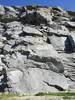 The base of Schoolhouse Rock (5.8) is a little higher but otherwise unaffected, Riverside Quarry