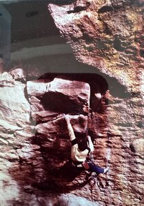 Getting the "jug" before the chockstone was removed.