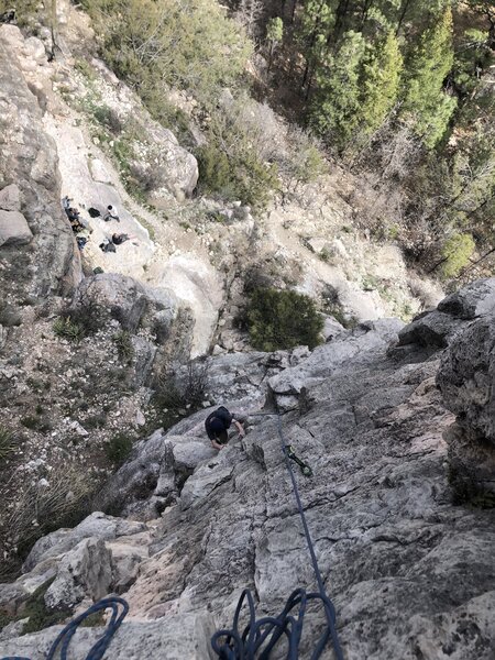 Chad M following the rad 5.8 upper section