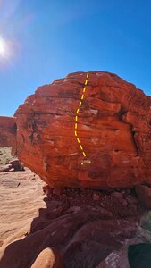 West side of Honeycomb boulder