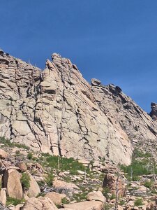 The rock from the approach
