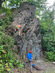 New climb at the entrance to birdsboro
