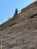 Just past the crux of P2.