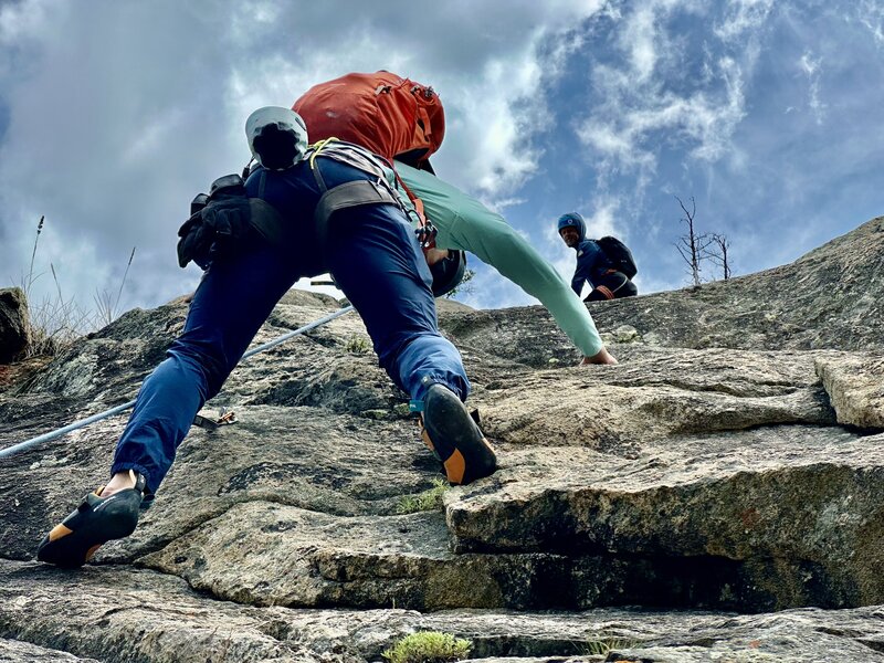 Ty Brandt on the upper face of P2.