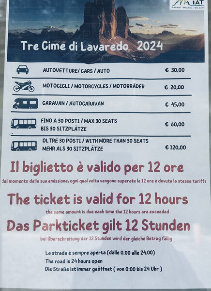 Toll road pricing as of August 2024.