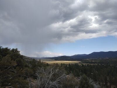 Baldwin Lake from the Upper Hill, North Shore Boulders