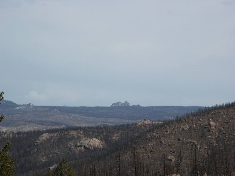 The back of Sheep's Nose from the top of Sheep Rock