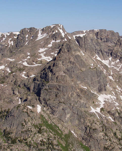 A view of Haimovi Tower from Cooper Peak.