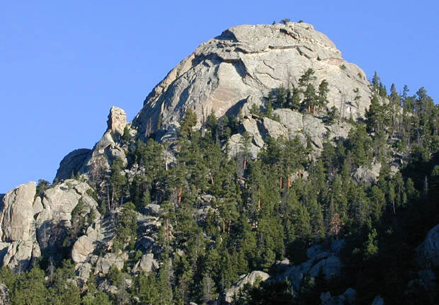 Batman Rock and Batman Pinnacle from the southeast.