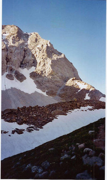 Northwest Buttress of Capitol Peak, July 2003.