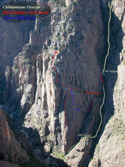 Black Shadow Arete and Mirror Wall Overview