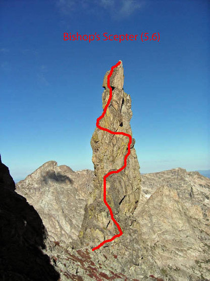 Route on the Bishop's Scepter