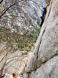 Flamecap ambassador Sam Cohen sanding his palm. April 2, 2022.