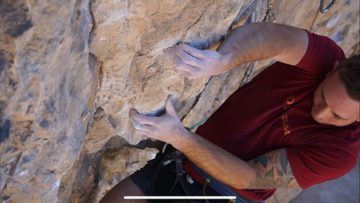 Last crux hold