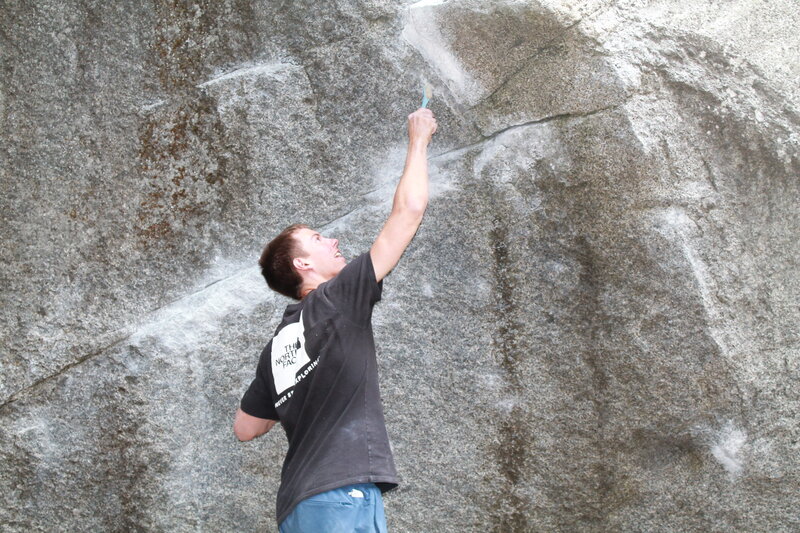 making sure the hold stays nice and tight