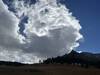 Clouds above The Flatirons.
