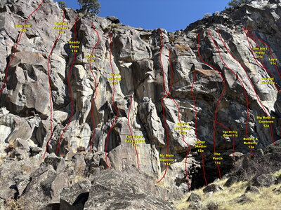 Eagle wall left side w/names