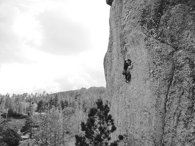 John Andersen climbs Harbinger circa 2013
