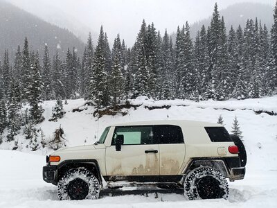 Typical early December road conditions