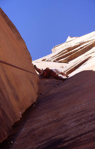 Ryan leading the P11 offwidth