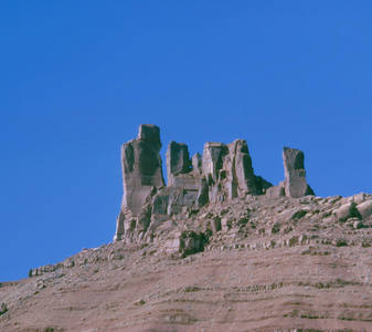 Sister Superior group from the east.  Unknown Sister is the distinctive tower at right.  Larry Hamilton photo.