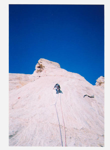 Ben Folsom on the first pitch of Dread Naught