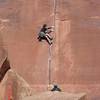 juan pablo villagra climbing Coyne<br>
photographer: Micaela Buteler