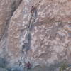 Samantha Goff enjoys the route.  Photo: Mike Morley