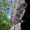 Unknown Climber on Brinton's Crack