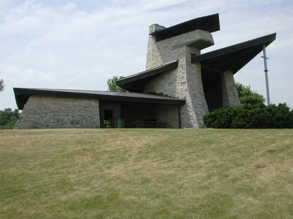 Garner Park Shelter from the northeast