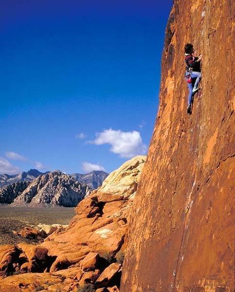 Bob McGowen in 1987, shortly after this route was put up.