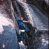 Joe Herbst on the first pitch of Nadia's Nine (Eric Dearing photo).