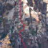 Frigid Air Buttress from the approach trail