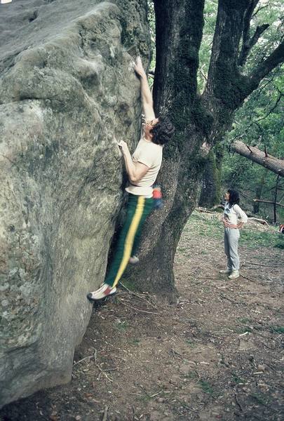 Mike Hernandez firing the Bates' Eliminate in 1981.