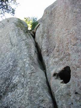 chimney on the lower tier