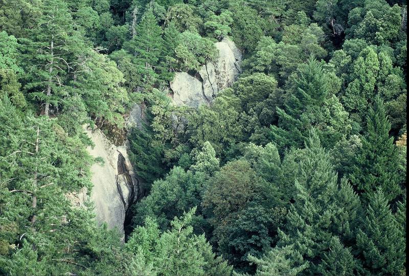 Telephoto: Castle Rock Waterfall Cliff