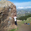 Saul Jaspan on the low traverse